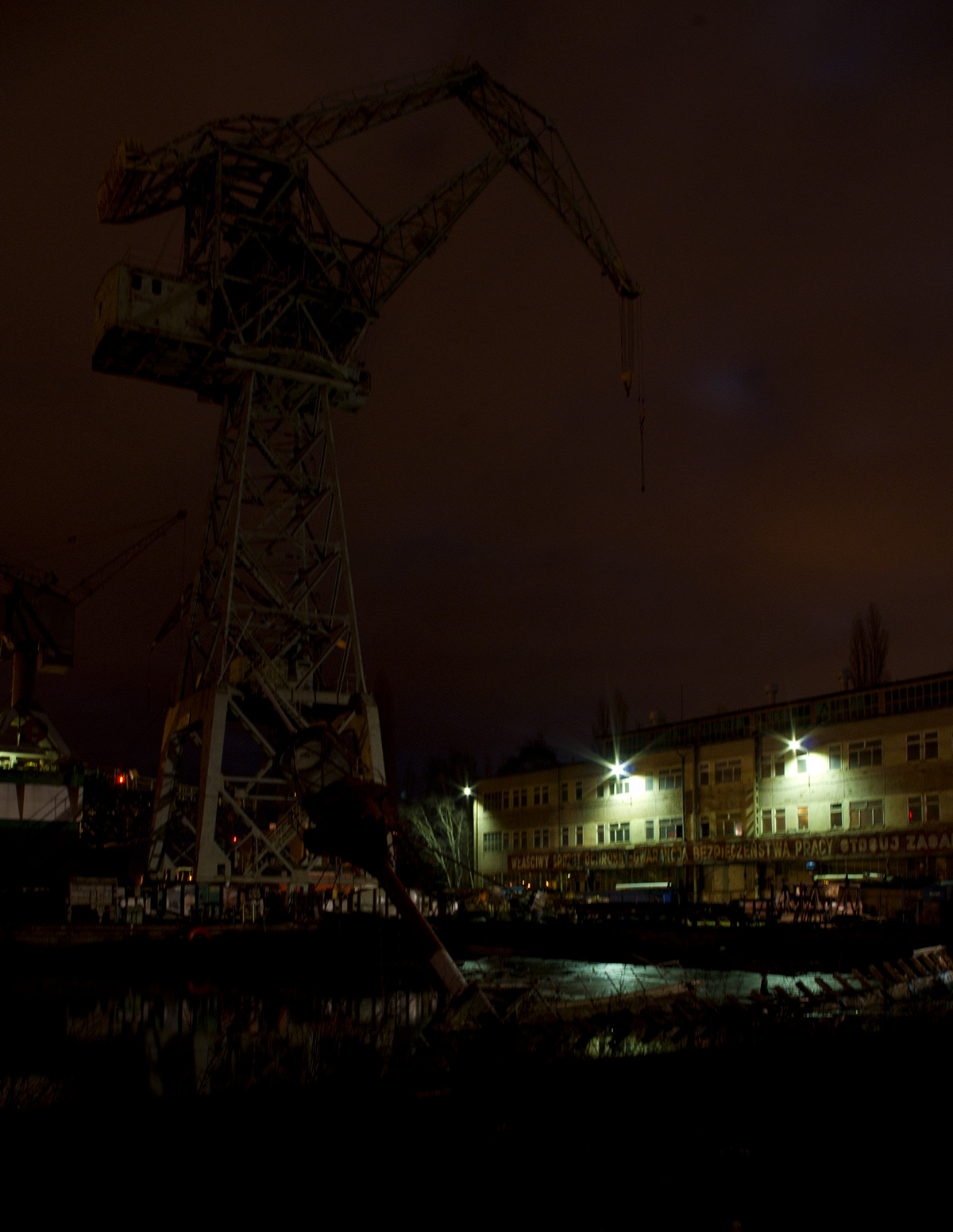 night Gdansk stocznia stocznia gdanska NOC ligh
