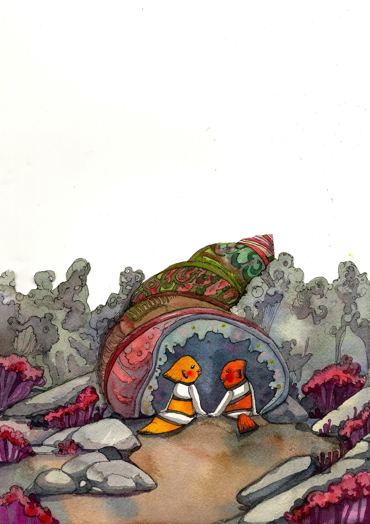 finding nemo ILLUSTRATION  water color