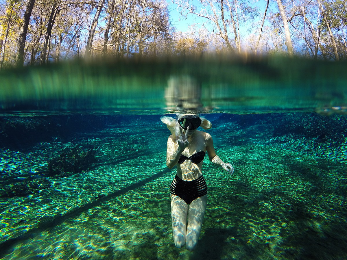 UNDERWATER PHOTOGRAPHY gopro underwater Florida Springs underwater fashion Travel