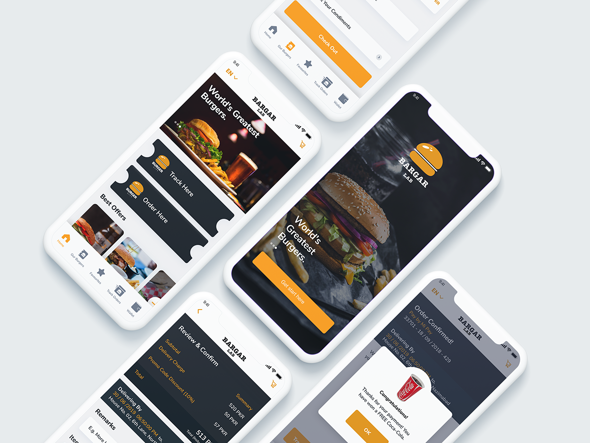mobileapplication app mobile fastfood ios android UI ux graphicdesign Pakistan