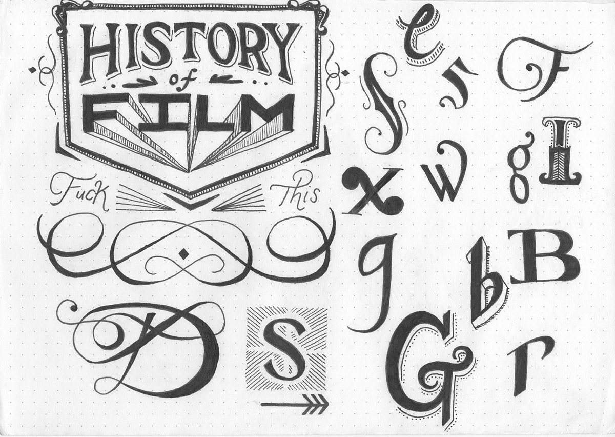 lettering hand drawn type sketch book doodle