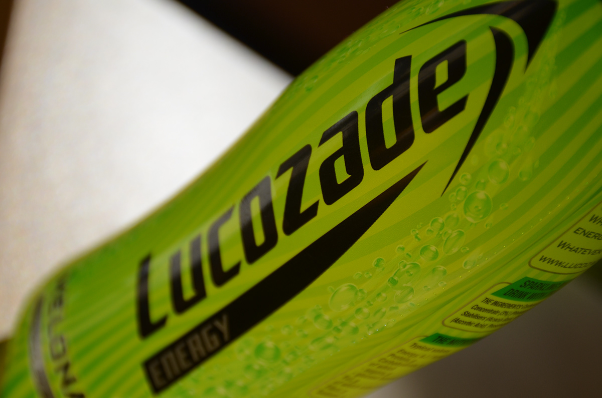 colours Just colours green yellow orange red purple blue Lucozade