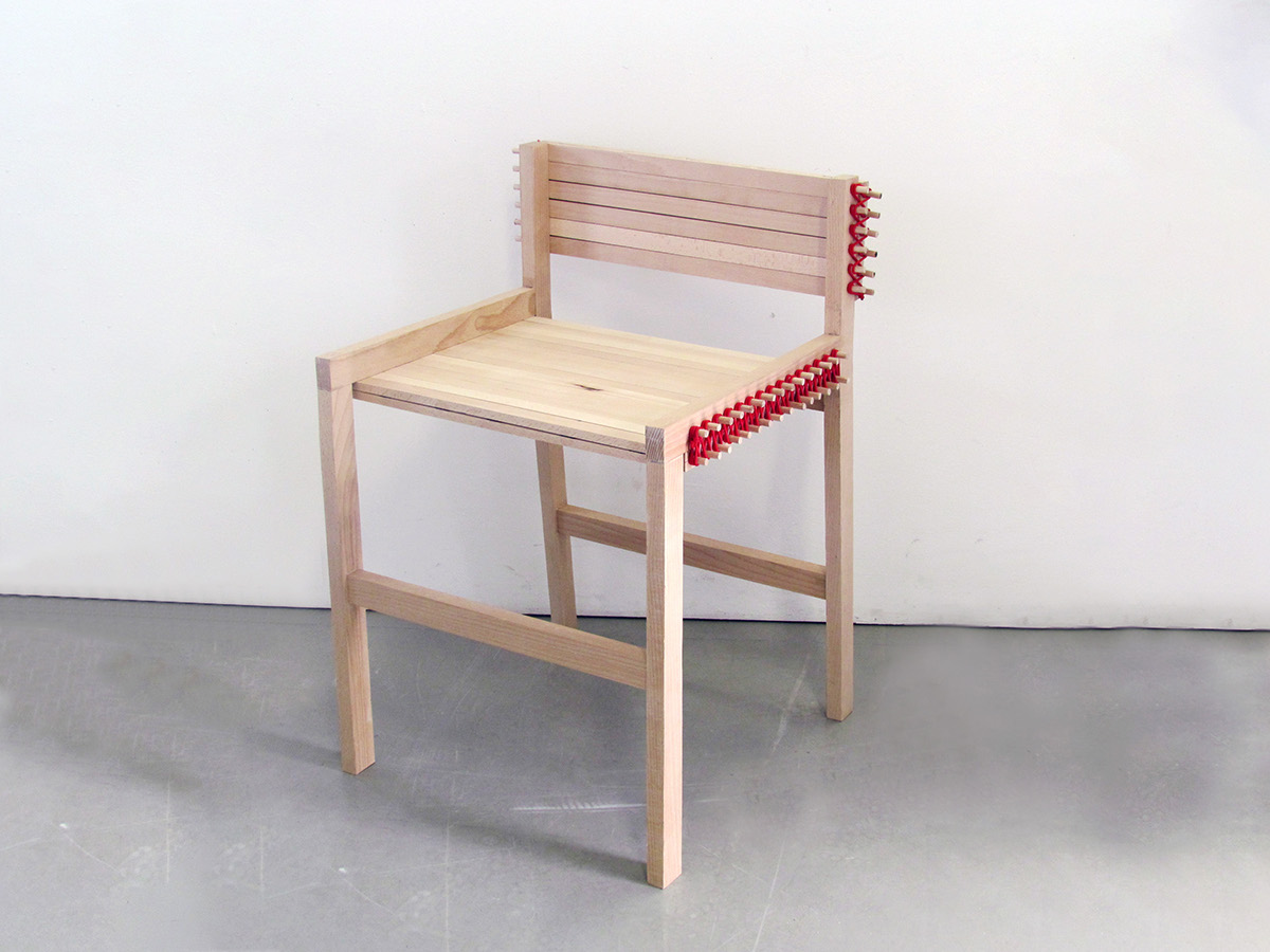 chair design Elastic wood