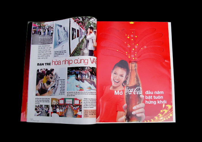Coca Cola Advertising for newspaper
