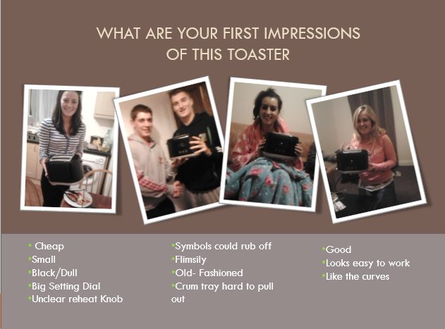 toaster User research tefal toaster kitchen appliances Food  bread