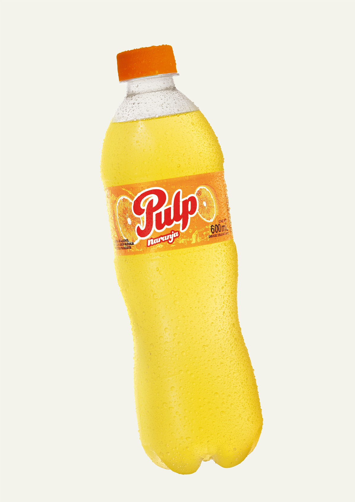 pulp paraguay retoque botella bottle orange naranja