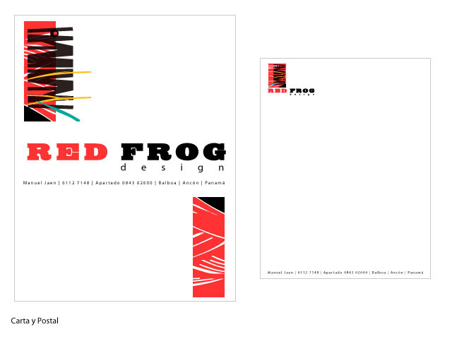 red frog design red frog design Manuel Jaen panama bocas