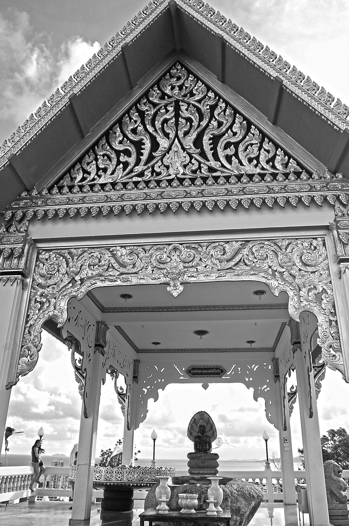 Thailand  Black White Thai Bangkok kohsamui Buddha temple elephant Street beach culture art asia Pattaya