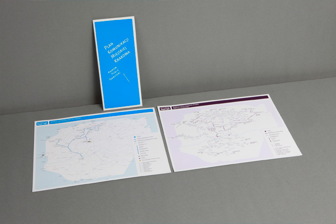 Transport map information design Tube Map brochure