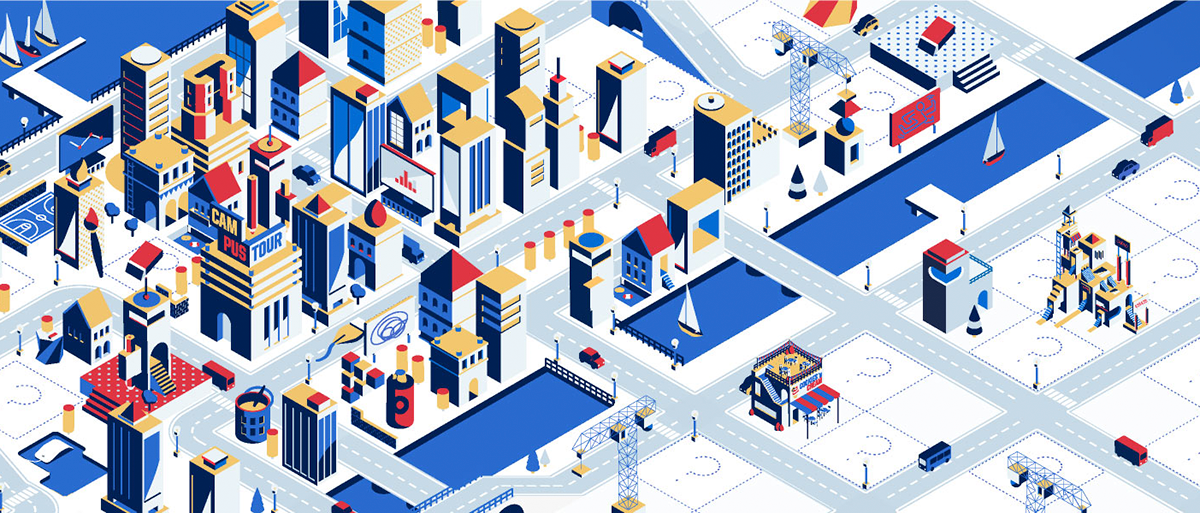 Isometric city house Creative Cloud Illustrator adobe