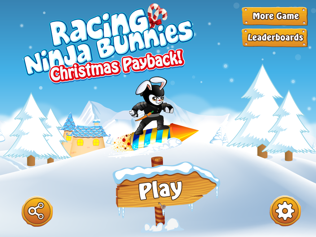 Racing Ninja Bunnies - Christmas Payback!