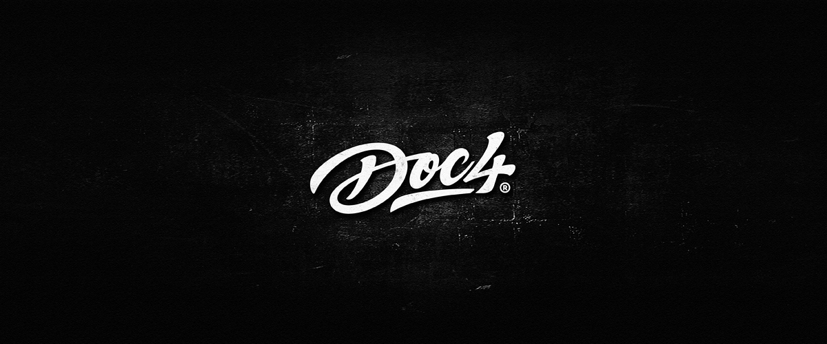 logo lettering dalibass Logotype Custom hand drawn vintage brush pen