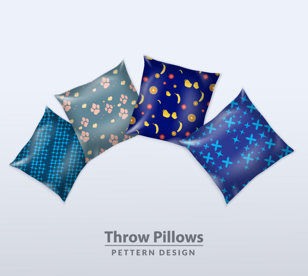 pillow pattern multiple exposure trend Fashion  Clothing sofa living room interior design  mix