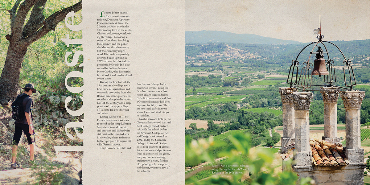 Provence france catalog design Booklet Travel
