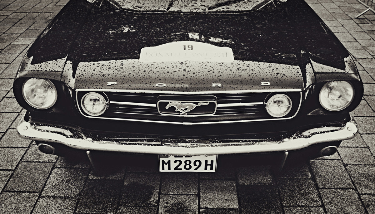 car oldtimer photoshop