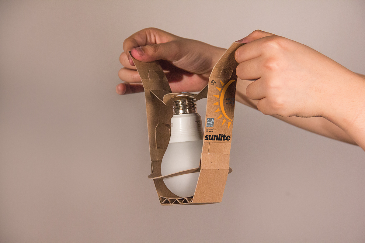 Sunlite light bulb Lightbulb eco-friendly package design 
