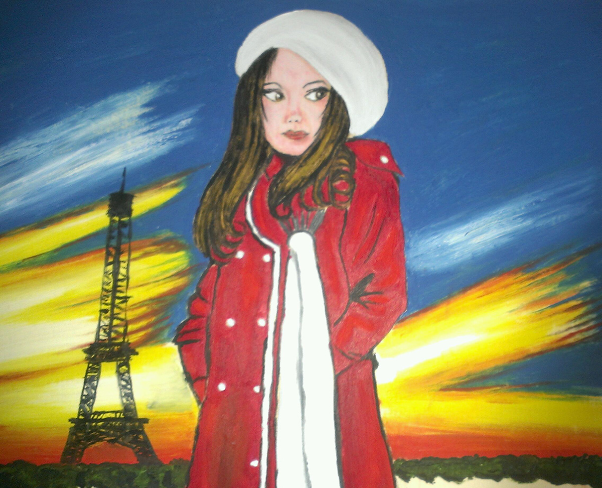 Eifel tower art paris art France Art