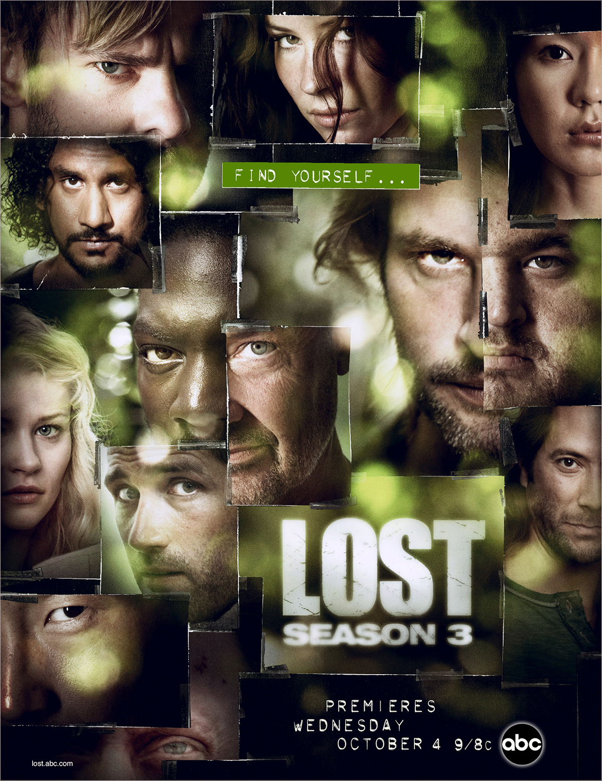 ABC keyart lost series tv series LOST Season 3 JJ Abrams mystery Sci Fi thriller