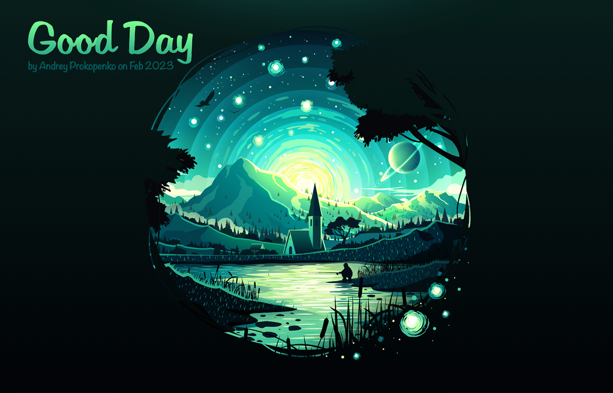 illustration "Good day"