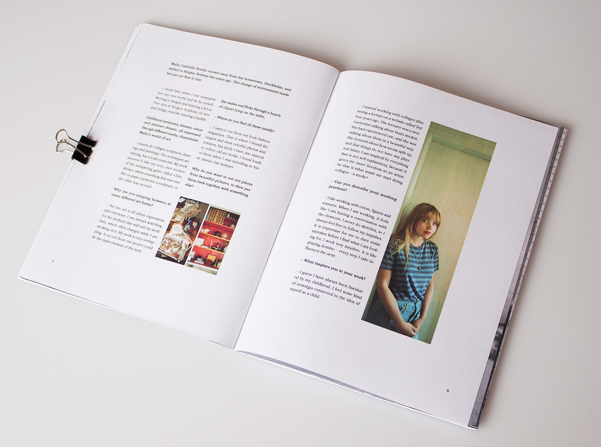 Adobe Portfolio magazine design Bergen fin norway noroff