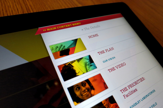 iPad campaign boarding school Education fundraising school Mobile app