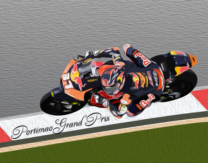 Digital Art  digital illustration KTM moto motogp Motorsport poster rider motorbike Racing