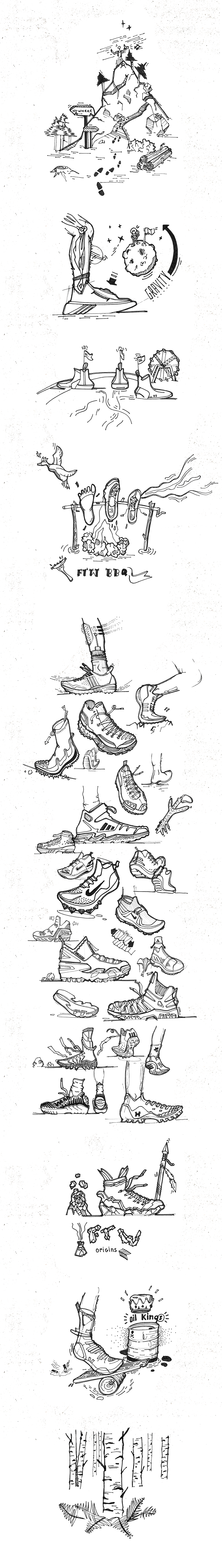 footwear design sketch sketchbook industrial design  shoes doodle