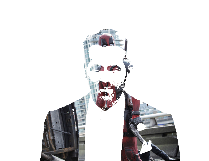 mbappe portrait Ryan Reynolds stencil