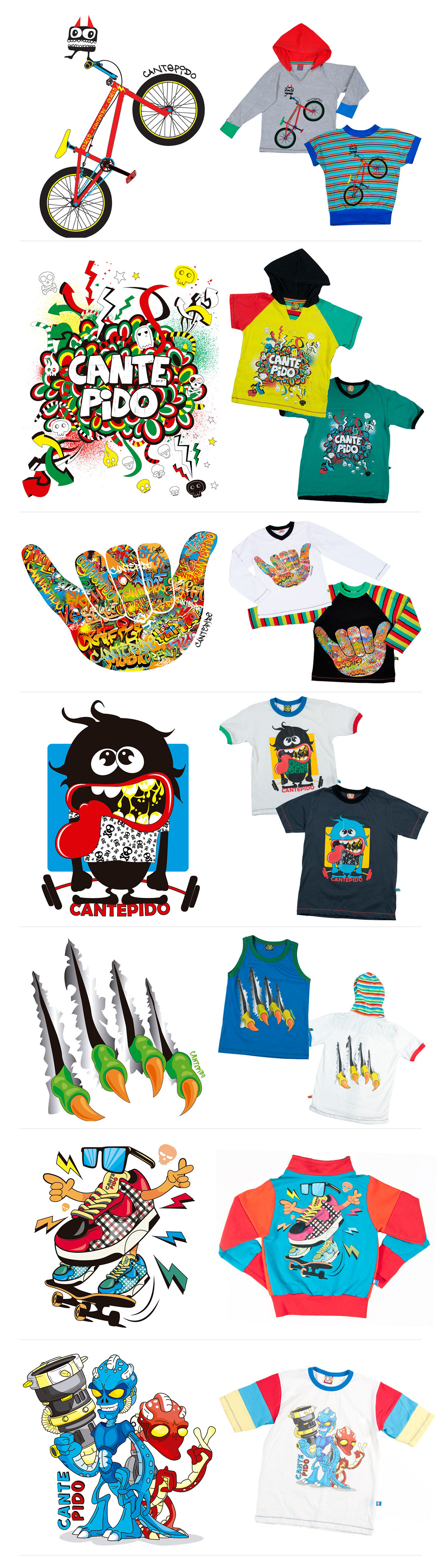indumentaria infantil indumentaria infantil Estampas estampado bordado Ropa niños diseño ilustracion dibujos color