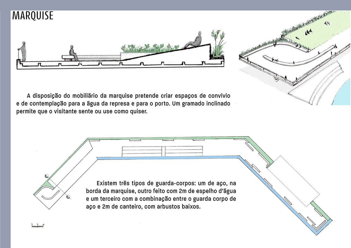 Porto Urbano ARQUITETURA estrutura agua