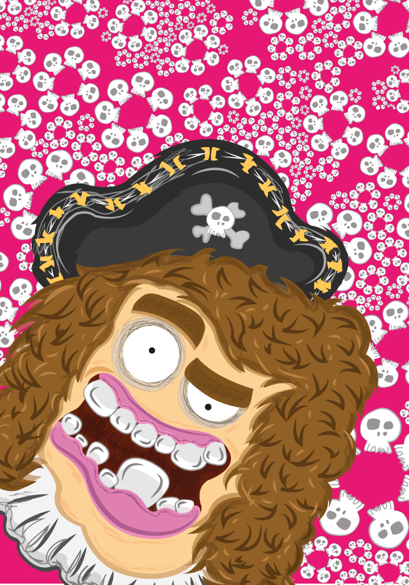 ilustracion ilustration pirat pirata vector