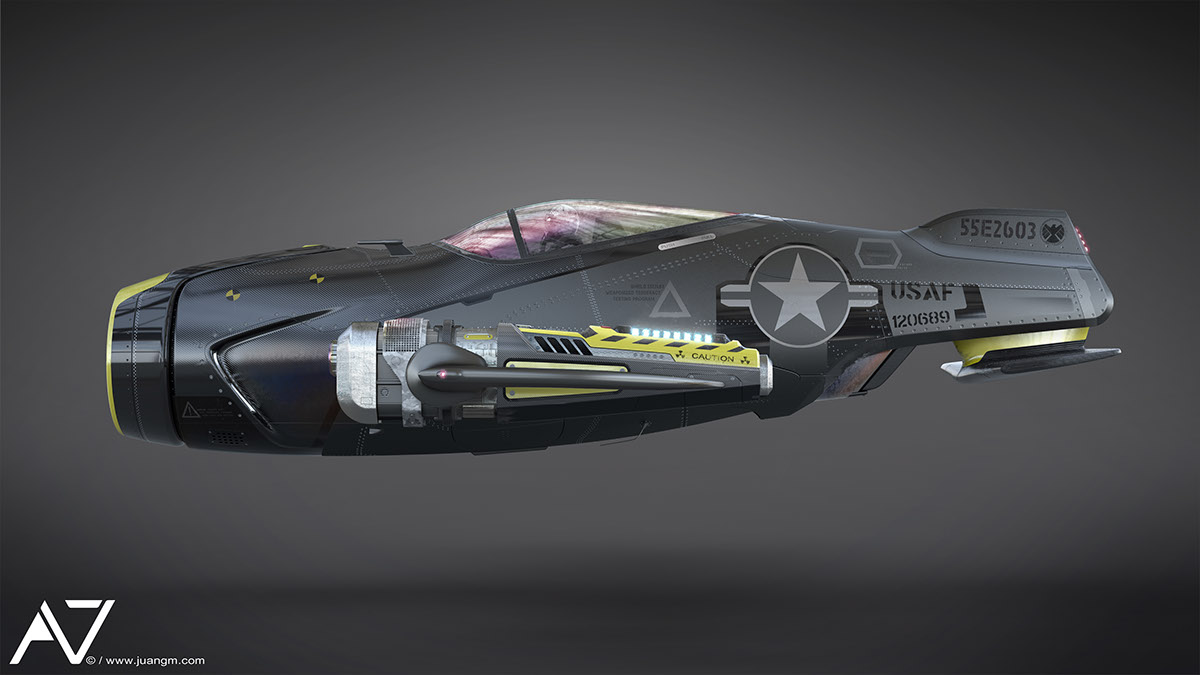 fighter jet A7 amelia amelia 7 concept Aircraft airplane plane design concept design sci-fi