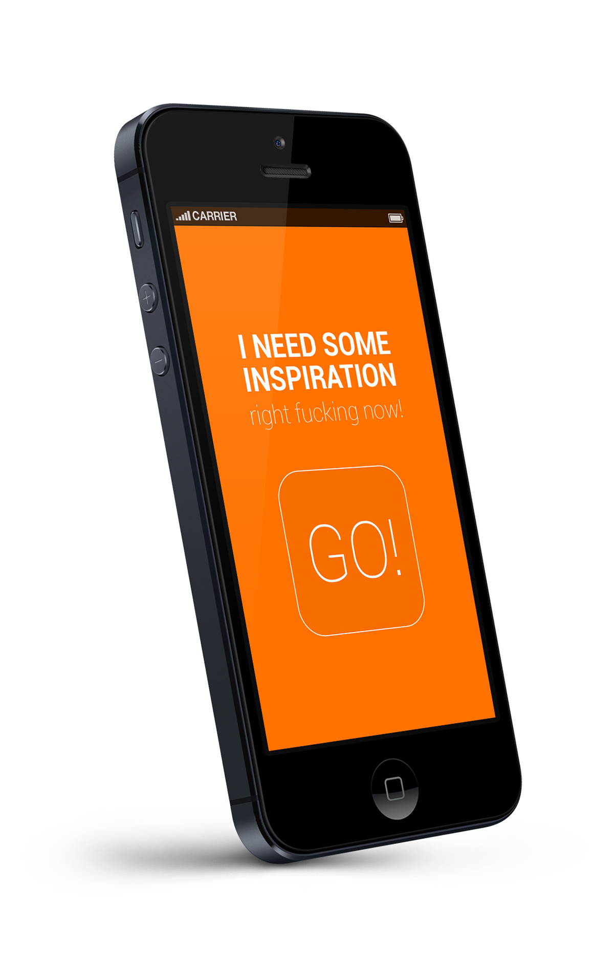 inspiration Martin schurdak surdo app ios android wish orange simple flat
