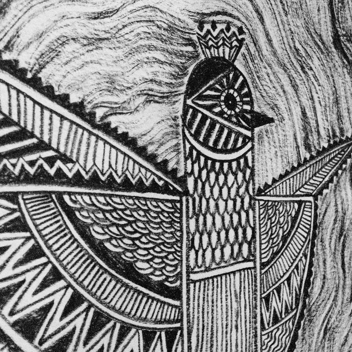 details black and white Line drawings sketchbook blackbird megatron elephant indian