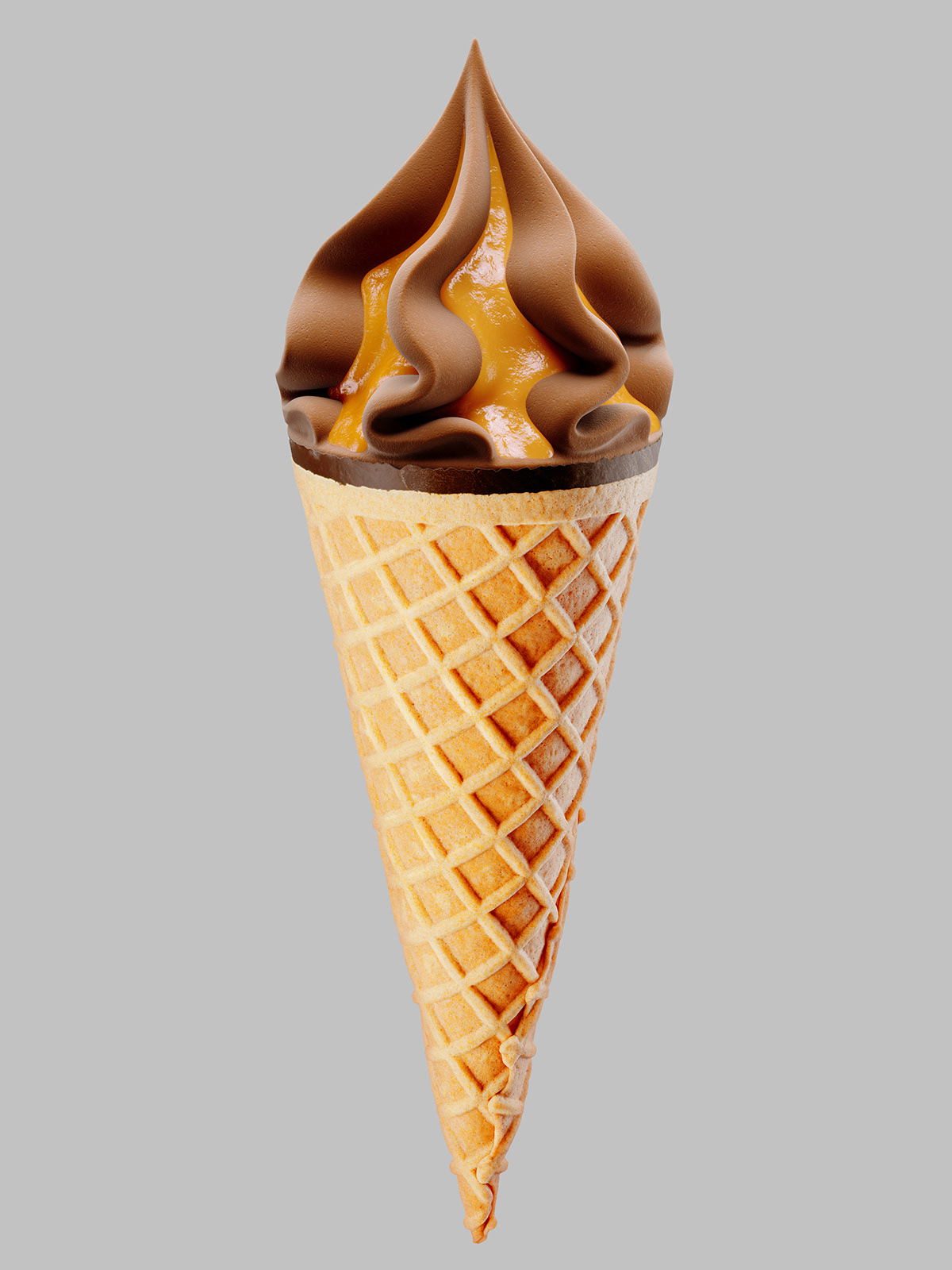 ice cream CGI visualization