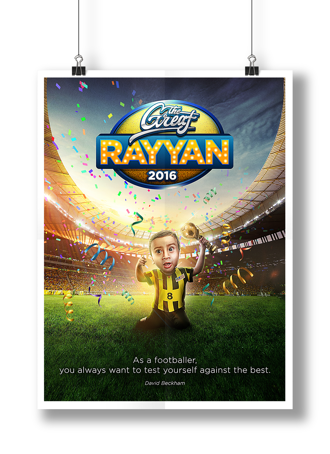 rayyan football star little football player