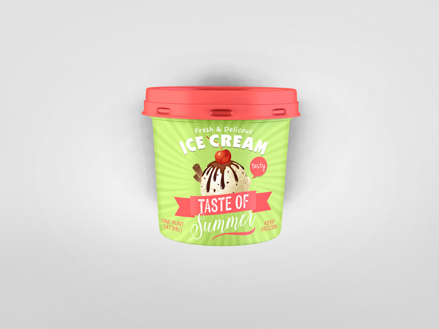 Download Ice Cream Package Mockup on Behance