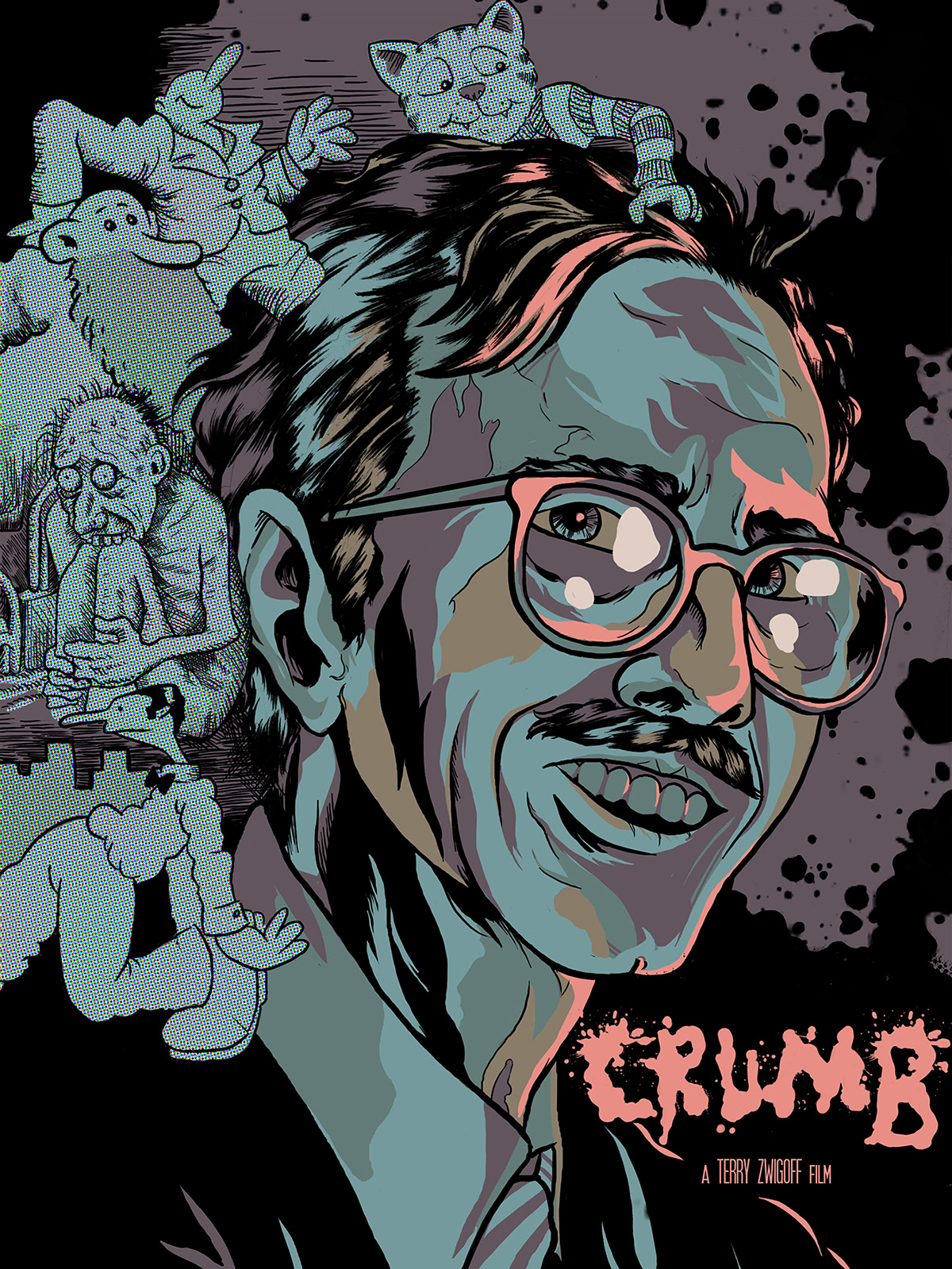 crumb comic artist movie poster Documentary  movie campaign robert crumb