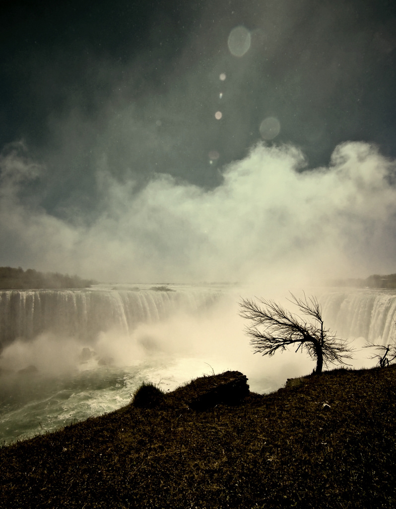 Waterfalls niagara Canada Ontario Nature water mist Sun boat falls