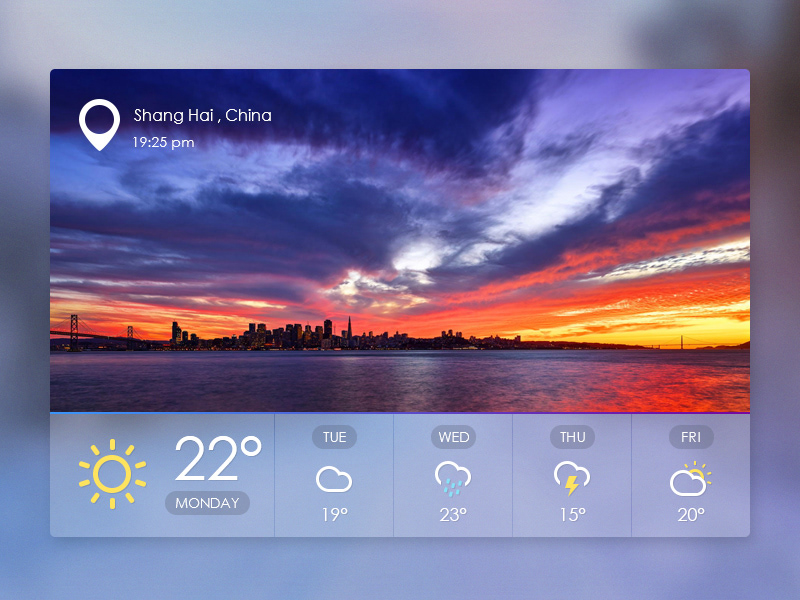 weather Interface