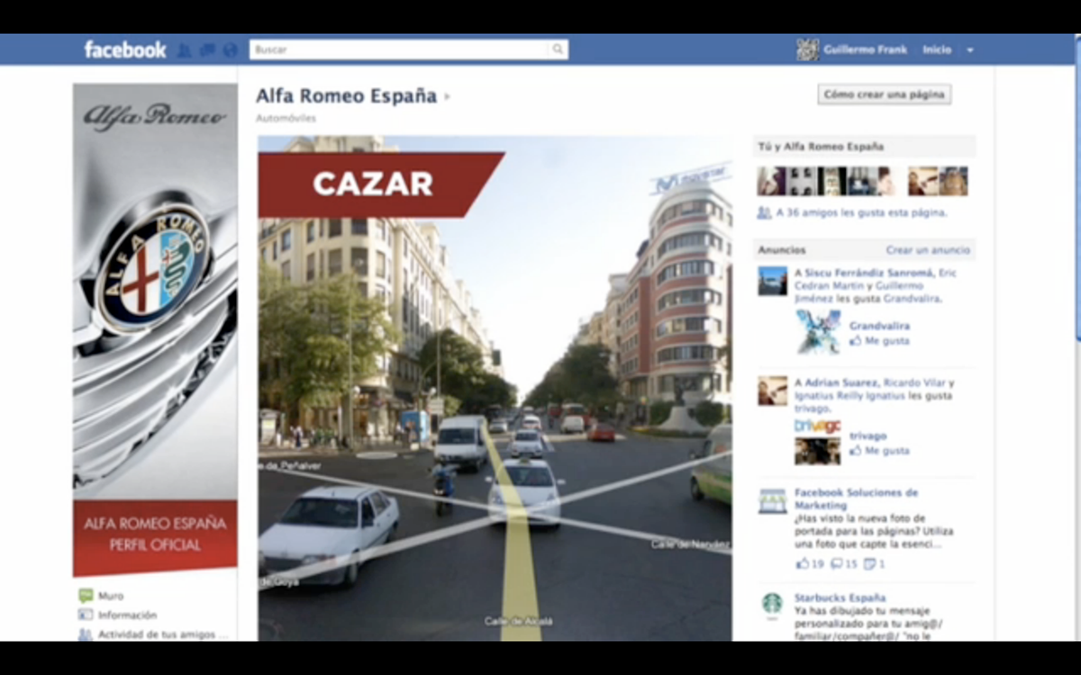 advergaming social network app google street view online interactive digital