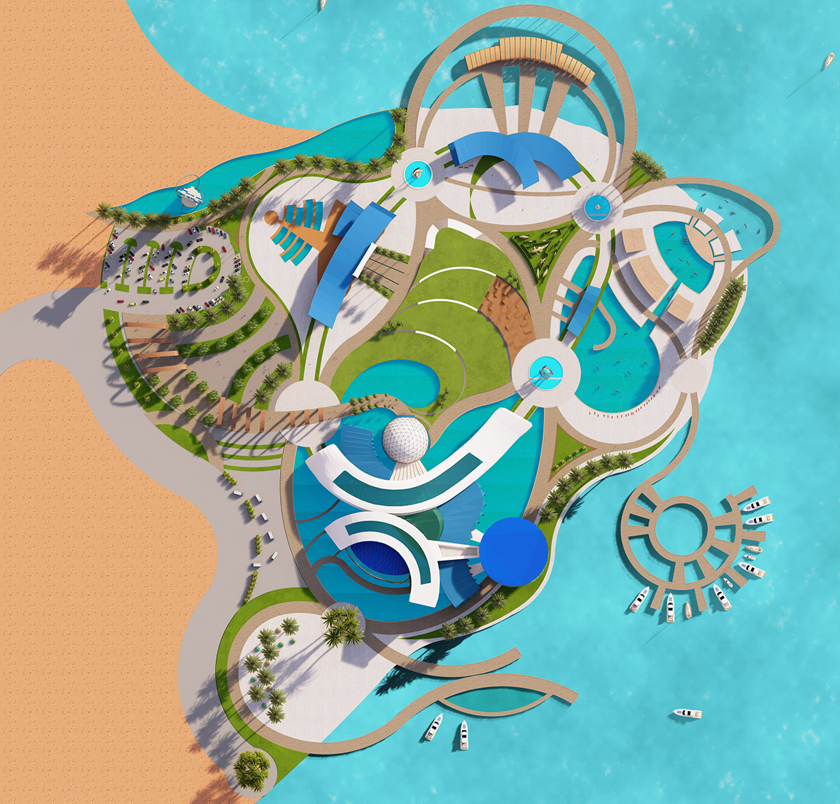 3D aquarium diving egypt graduation project marine modeling research center restaurants Sharm El Sheikh