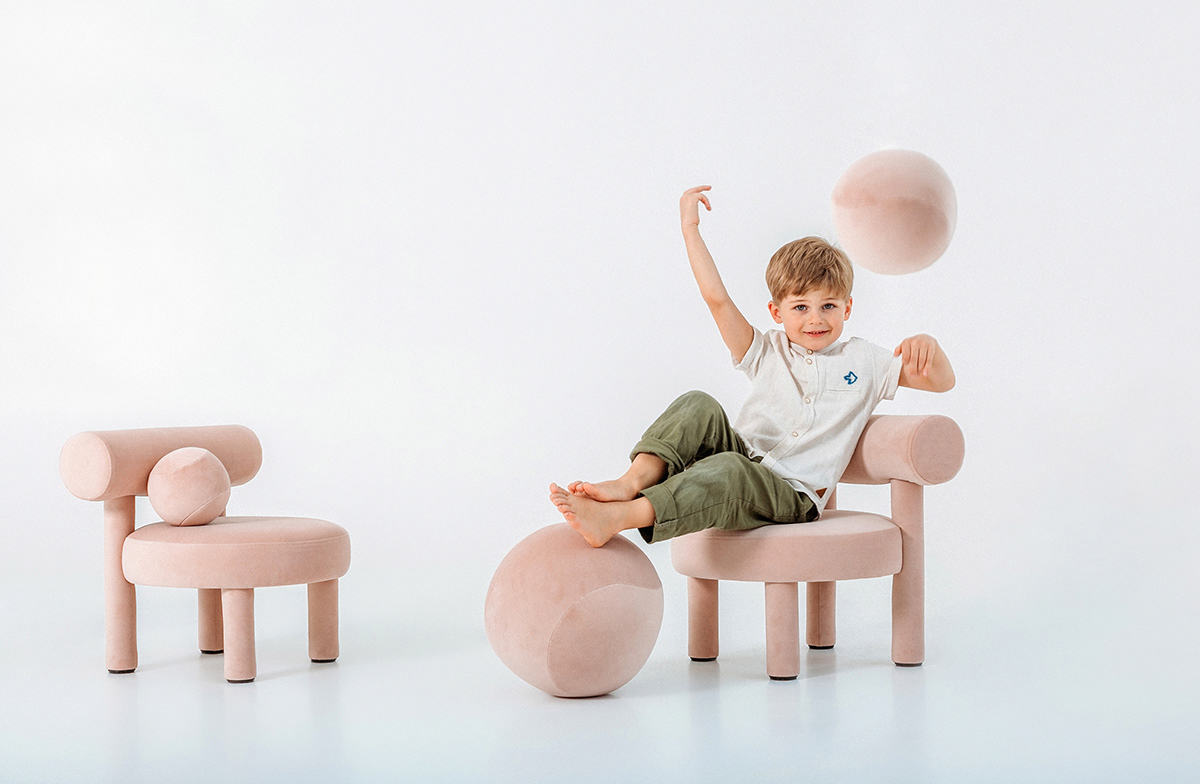 baby chair children children furniture furniture noom product design  Sokolova ukraine kids