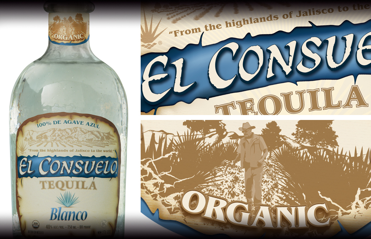 Tequila liquor Label mexico Spirits label design Branding tequila El Consuelo Tequila Tequila Spirits Mexican Spirits