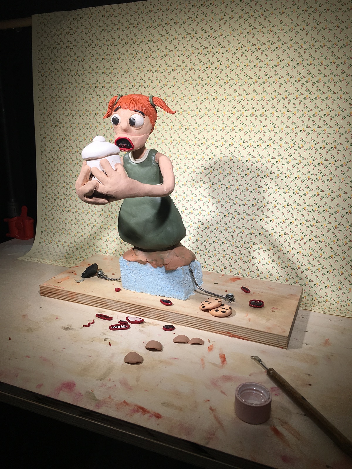 stop motion claymation   lip sync fabrication Character design  risd animation  comedy  puppet stop frame