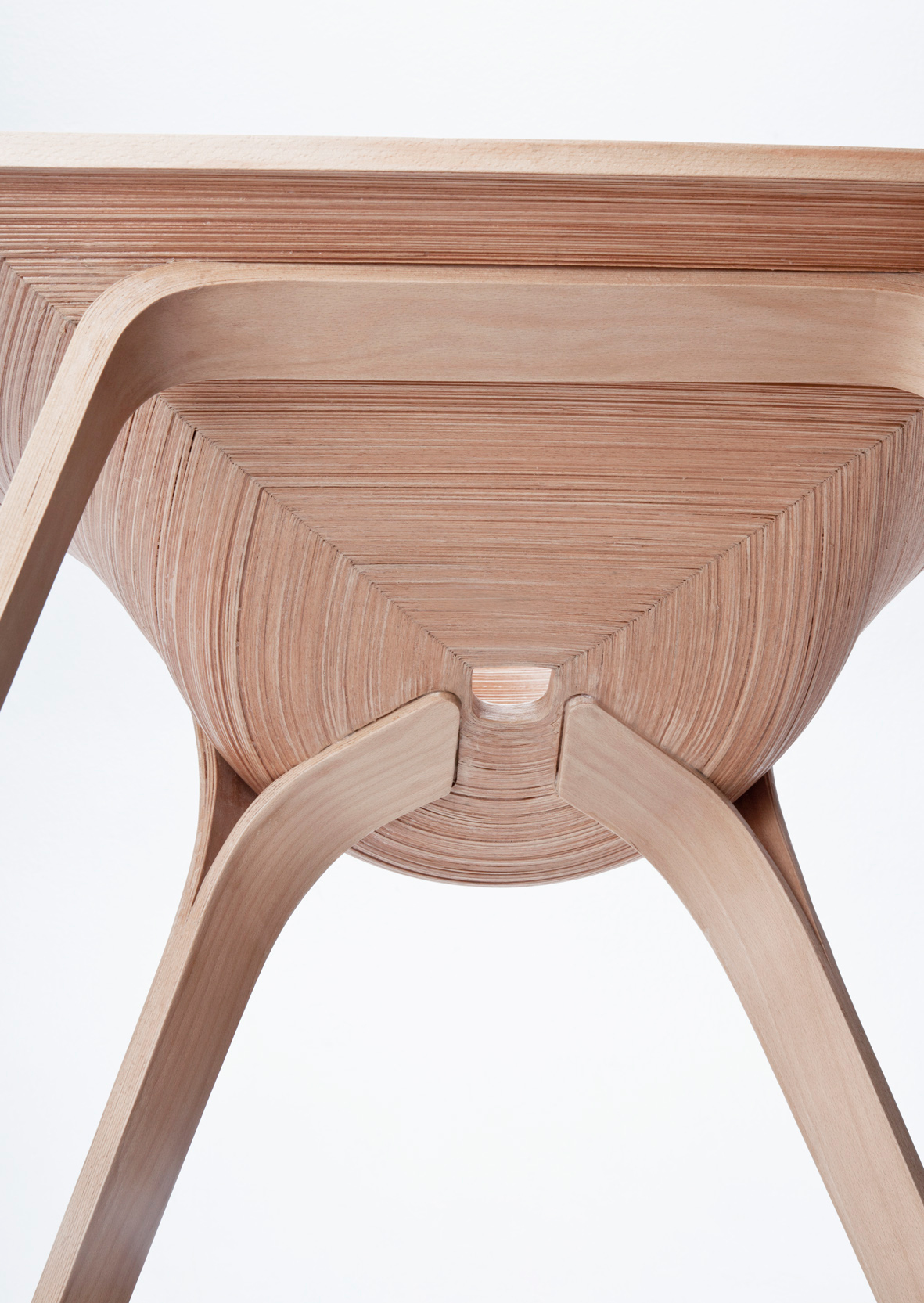 Bunaco chair  sustainable ecofriendly  crafts wooden chair veneer veneer chair tamashii craft and design japanese