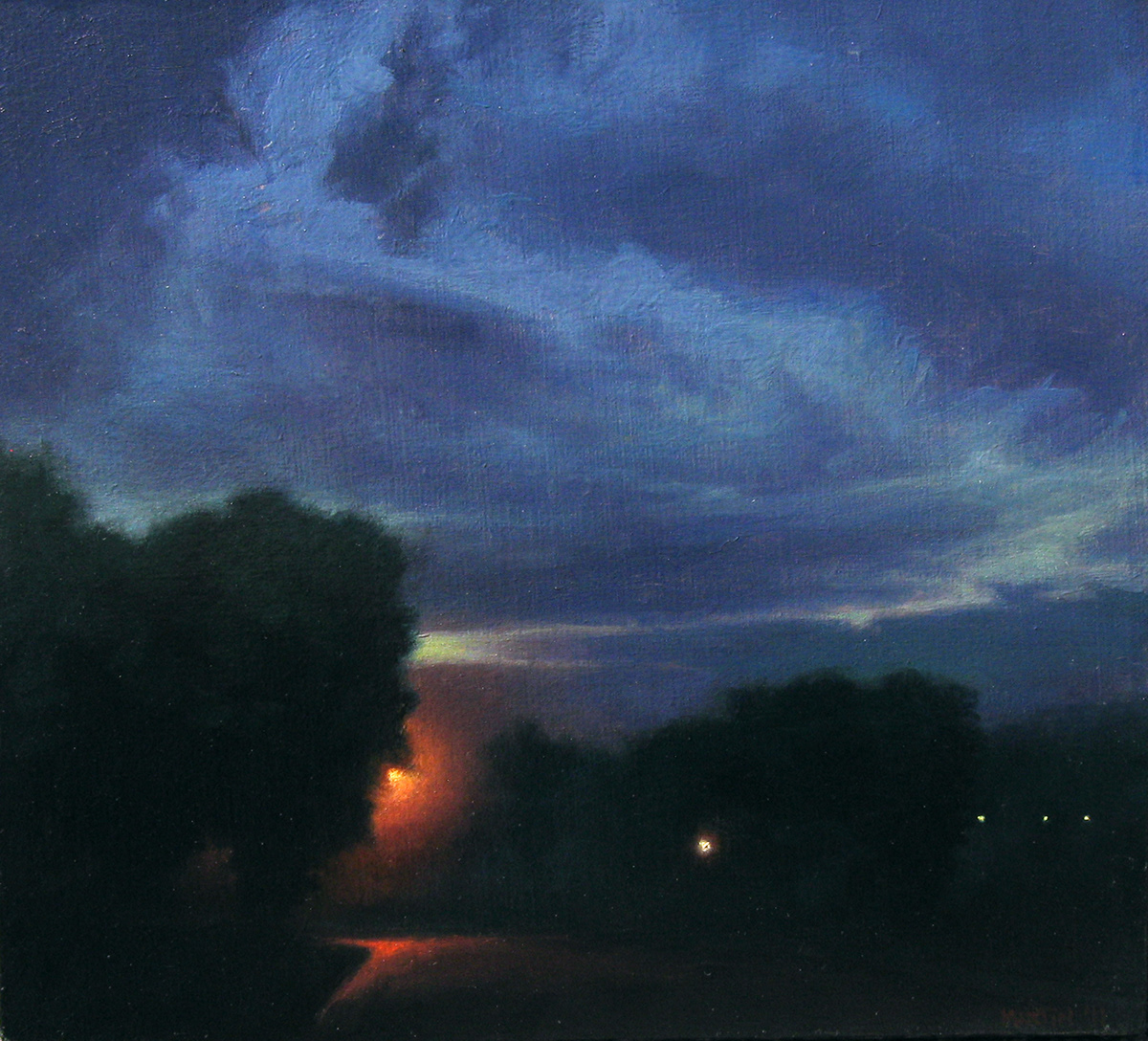 SKY night twilight Landscape suburb suburbia sunset Sunrise atmosphere road color Street light clouds cloud