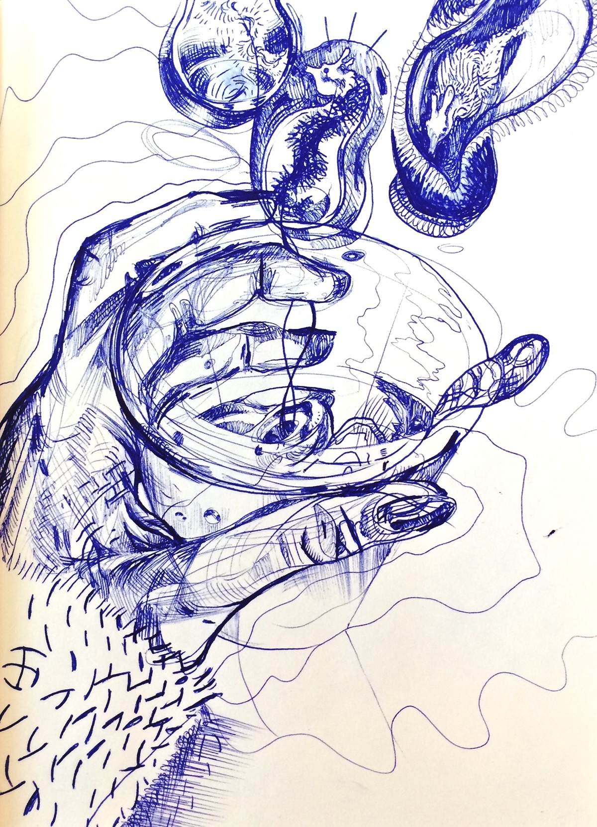 ballpoint pen bluepen notebook sketchbook dreams
