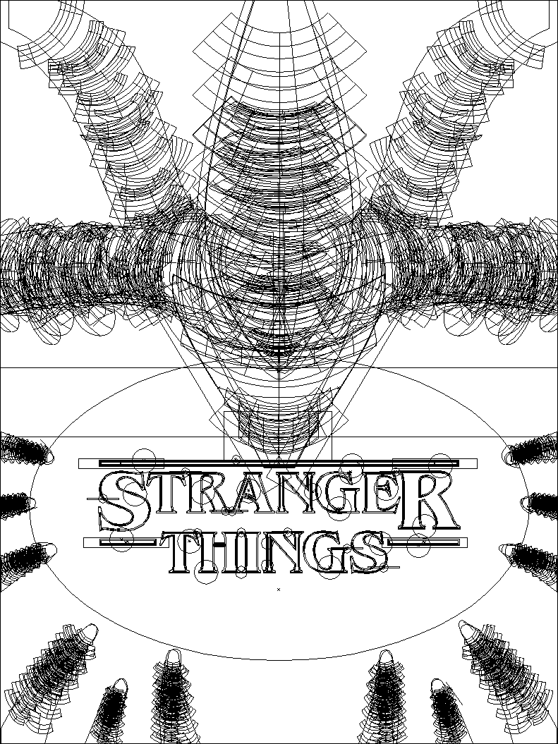 Stranger Things poster ILLUSTRATION  vector time-lapse fanart