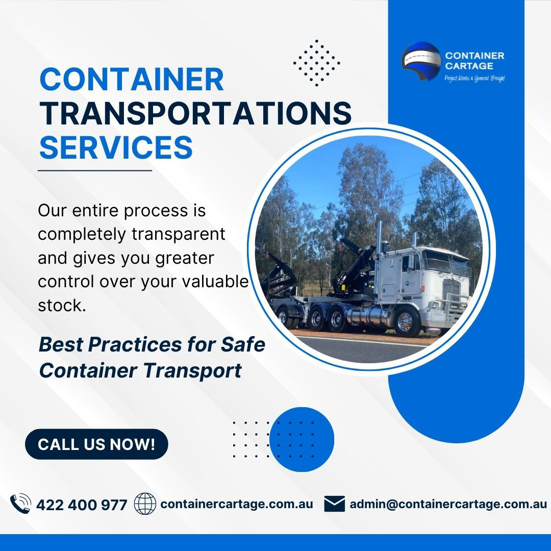 Container Cartage Container Transportations Transportations Services
